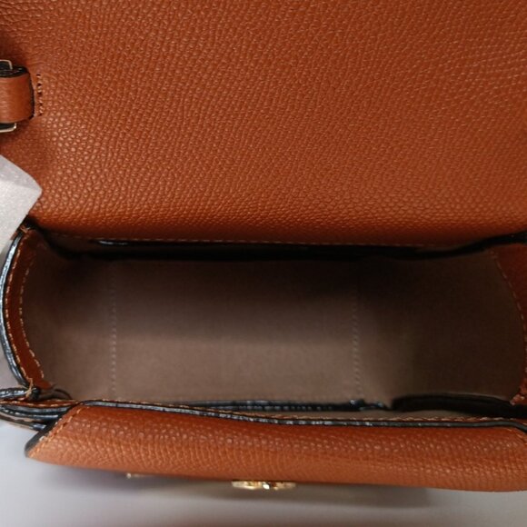 Mia Crossbody Rodeo Rust Leather Handbag Time's Arrow NWT - Picture 8 of 10